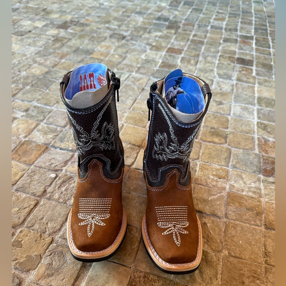 Boy/girl boots 100% leather made in Mexico - Picture 6 of 9